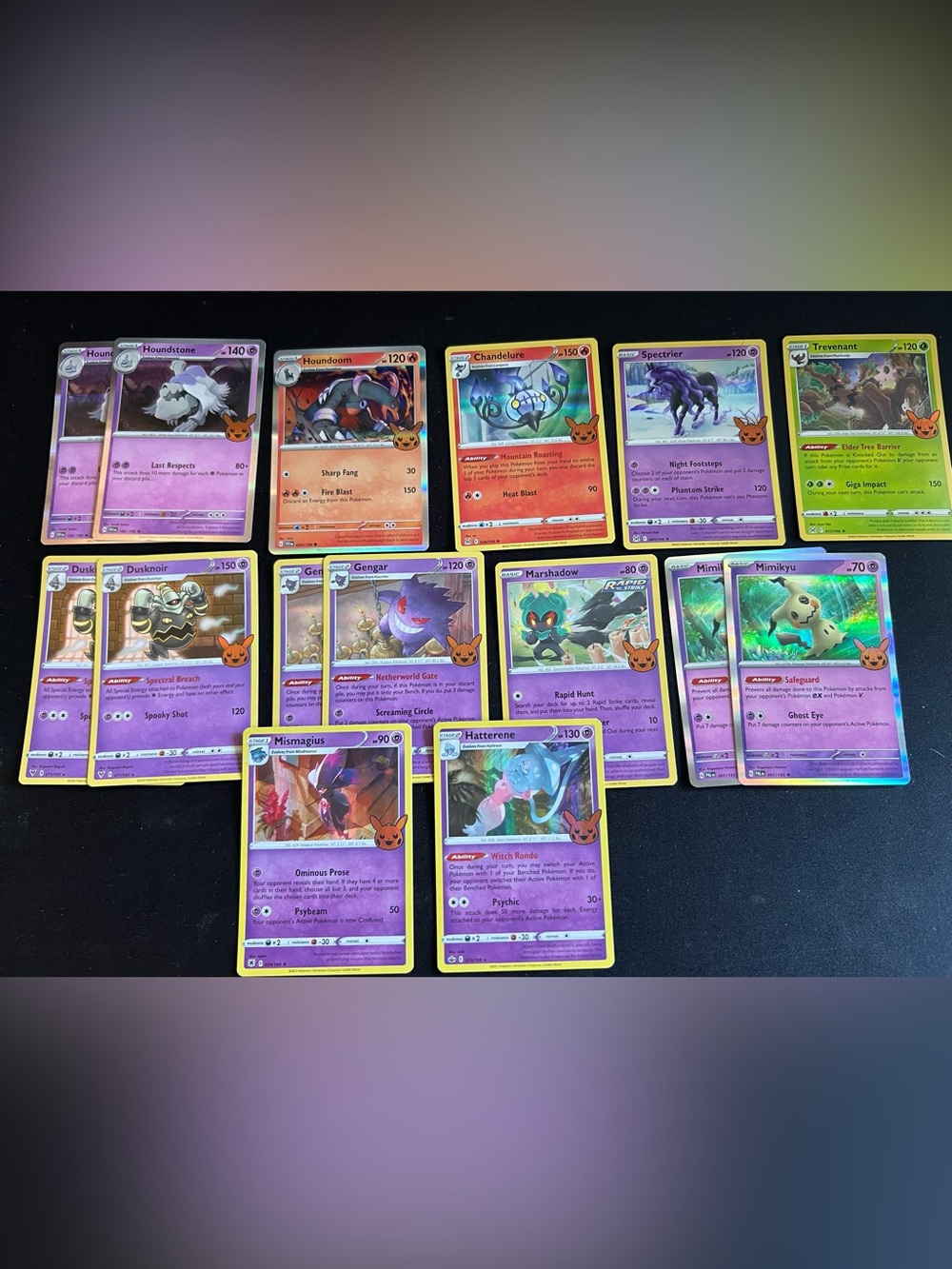 Pokémon trick or treat Cards NM